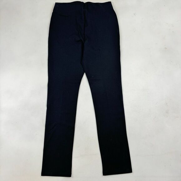 Old Navy Extra High-Rise Skinny Pull On Pants Leggings Sz L Bottom Front Slit - Picture 6 of 8